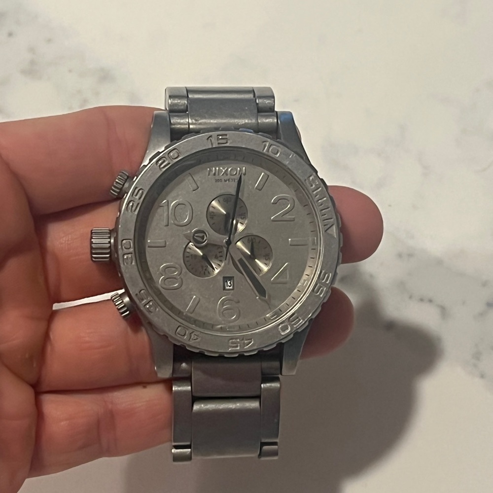 Nixon 51-30 Chrono stainless steel watch